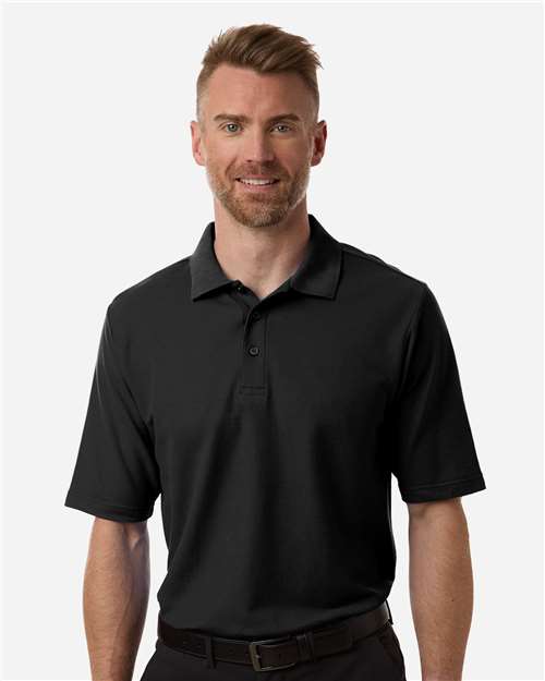 Core365 Men's Resolve CVC Performance Pique Polo - CE106 Black