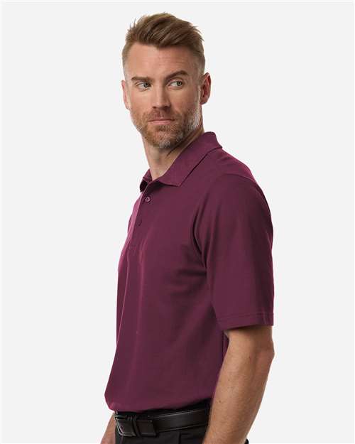 Core365 Men's Resolve CVC Performance Pique Polo - CE106 Burgundy