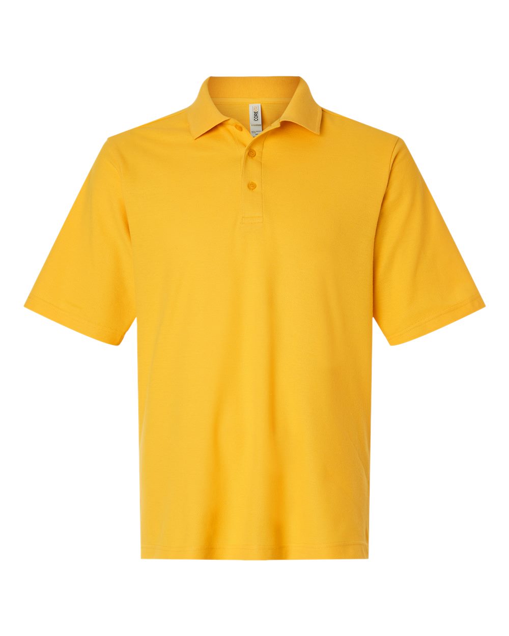 Core365 Men's Resolve CVC Performance Pique Polo - CE106 Campus Gold