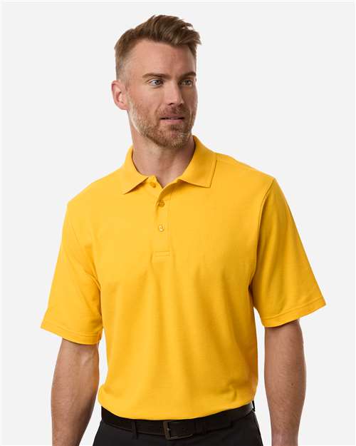 Core365 Men's Resolve CVC Performance Pique Polo - CE106 Campus Gold