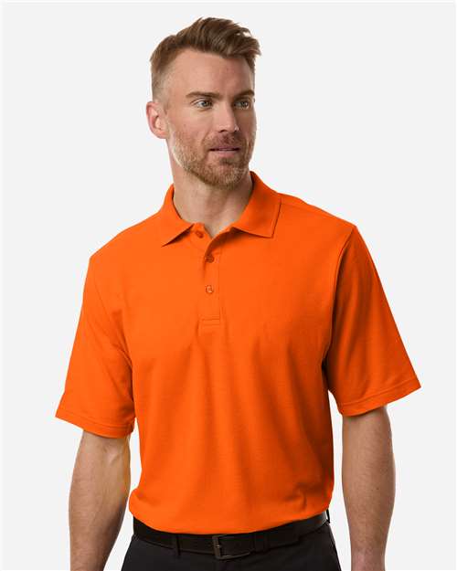 Core365 Men's Resolve CVC Performance Pique Polo - CE106 Campus Orange