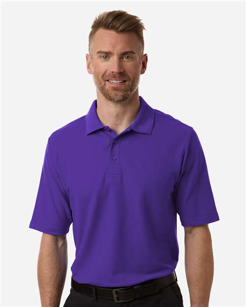 Core365 Men's Resolve CVC Performance Pique Polo - CE106 Campus Purple