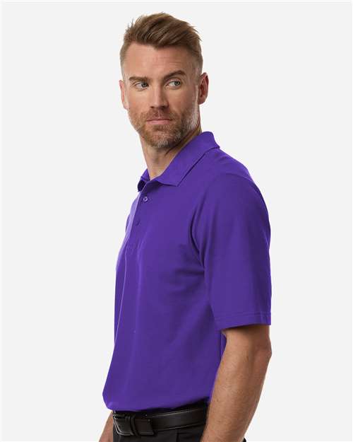 Core365 Men's Resolve CVC Performance Pique Polo - CE106 Campus Purple
