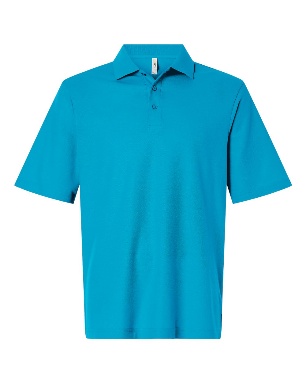 Core365 Men's Resolve CVC Performance Pique Polo - CE106 Electric Blue