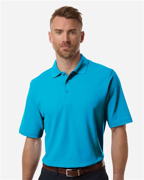 Core365 Men's Resolve CVC Performance Pique Polo - CE106 Electric Blue