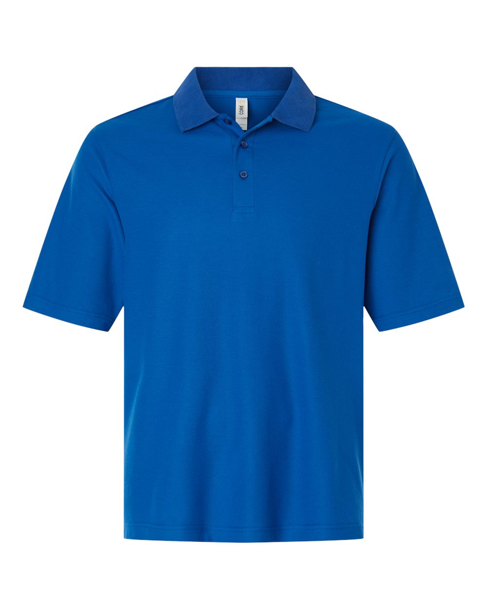 Core365 Men's Resolve CVC Performance Pique Polo - CE106 True Royal