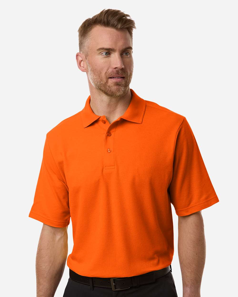 Core365 Men's Resolve CVC Performance Pique Polo - CE106 Campus Orange