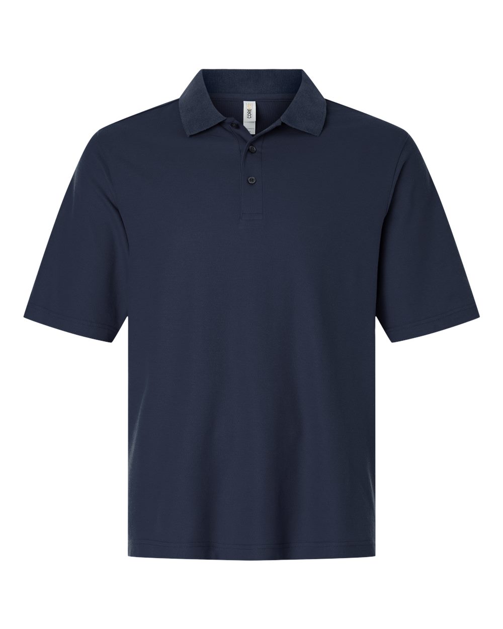 Core365 Men's Resolve CVC Performance Pique Polo - CE106 Classic Navy