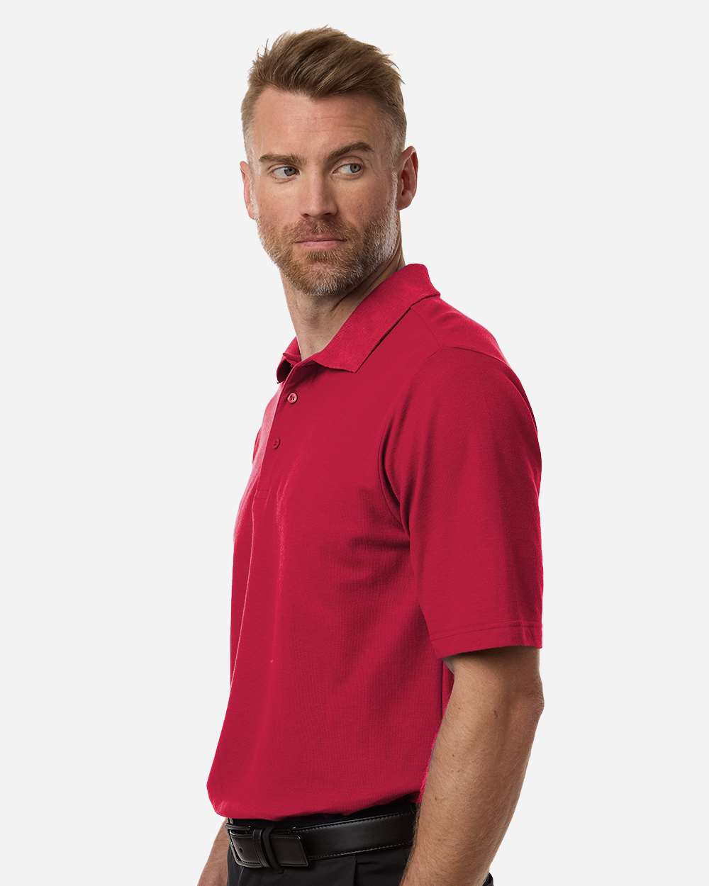 Core365 Men's Resolve CVC Performance Pique Polo - CE106 Classic Red