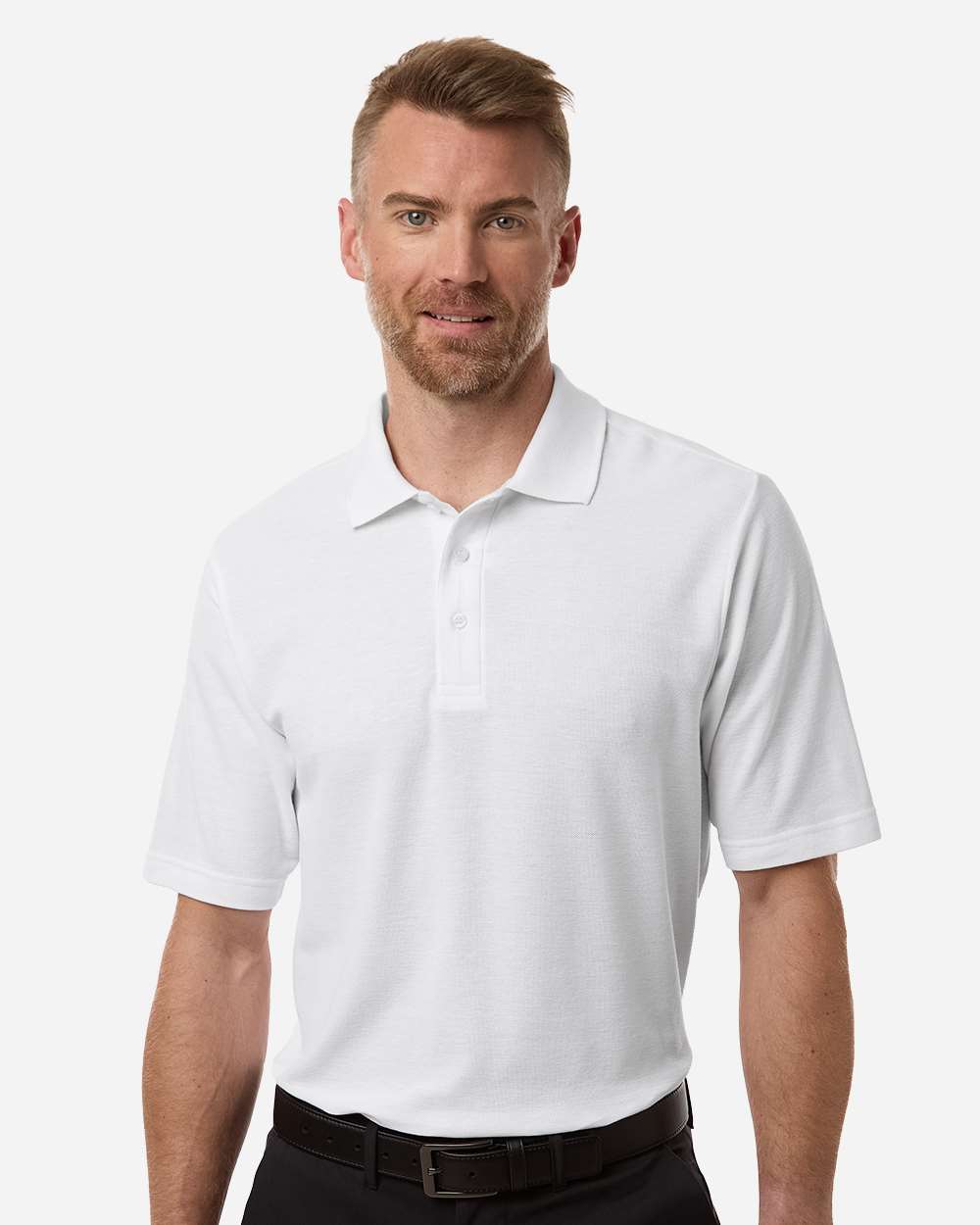 Core365 Men's Resolve CVC Performance Pique Polo - CE106 White