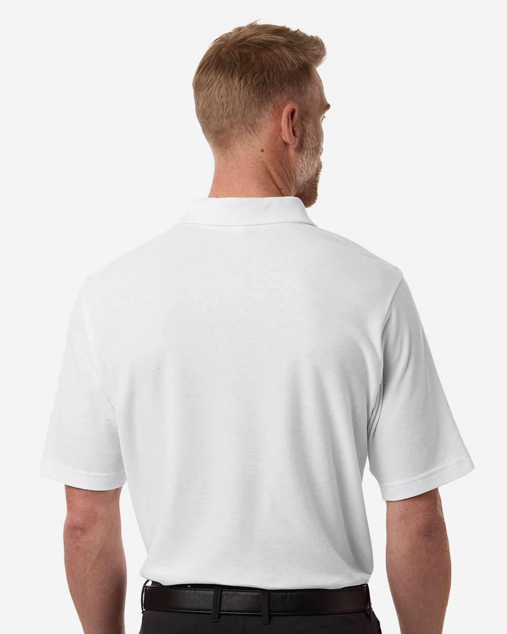 Core365 Men's Resolve CVC Performance Pique Polo - CE106 White