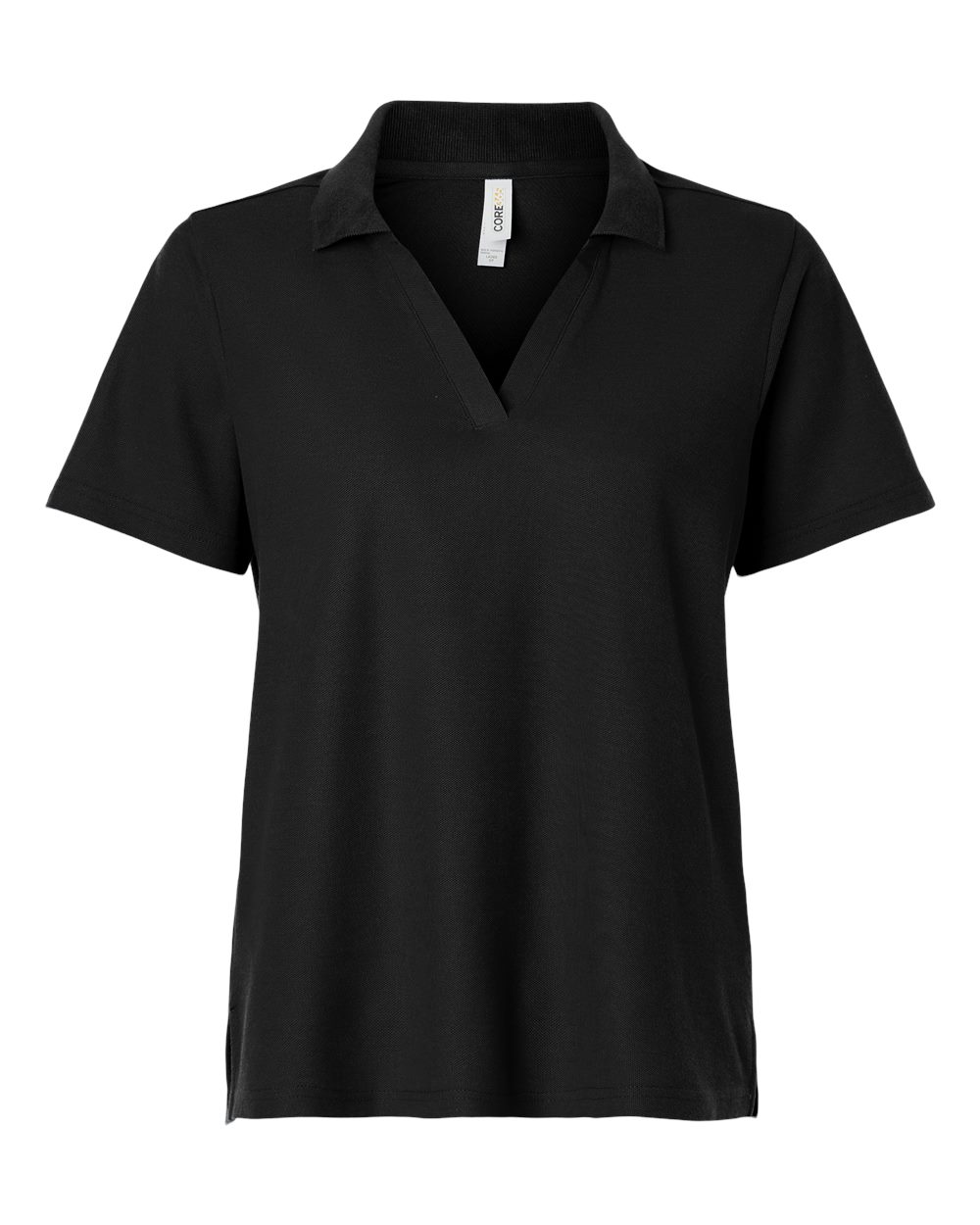 Core365 Women's Resolve CVC Performance Pique Polo - CE106W Black