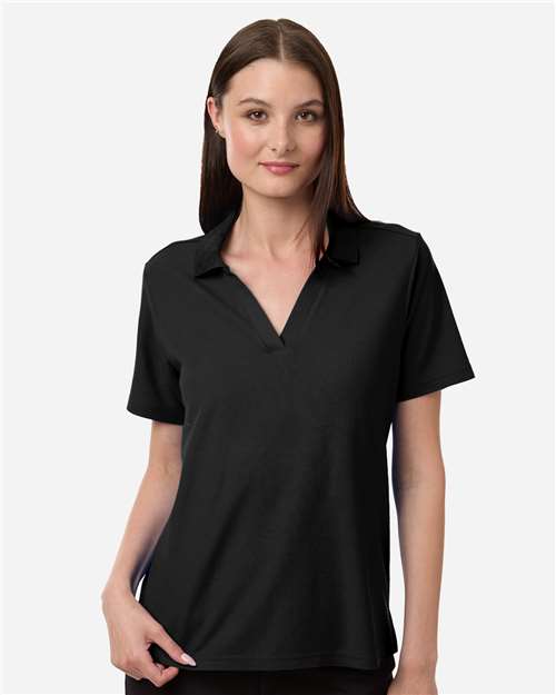 Core365 Women's Resolve CVC Performance Pique Polo - CE106W Black