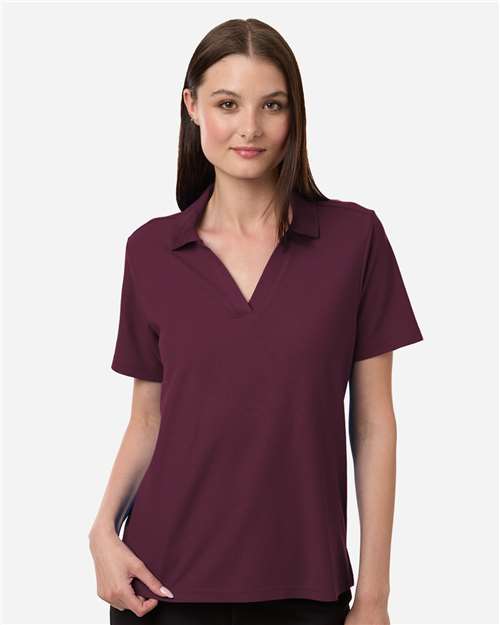 Core365 Women's Resolve CVC Performance Pique Polo - CE106W Burgundy