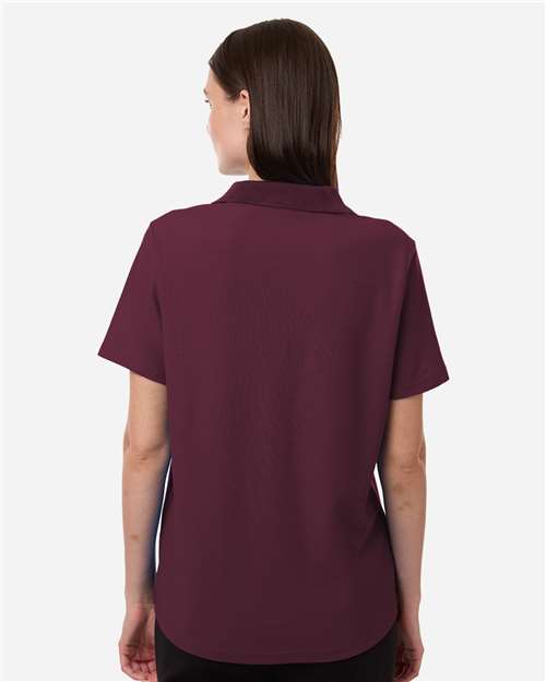 Core365 Women's Resolve CVC Performance Pique Polo - CE106W Burgundy