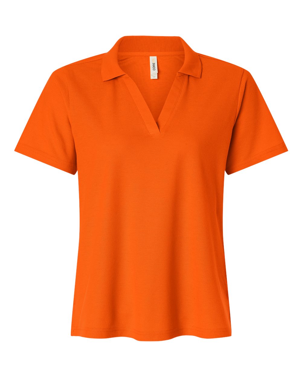Core365 Women's Resolve CVC Performance Pique Polo - CE106W Campus Orange