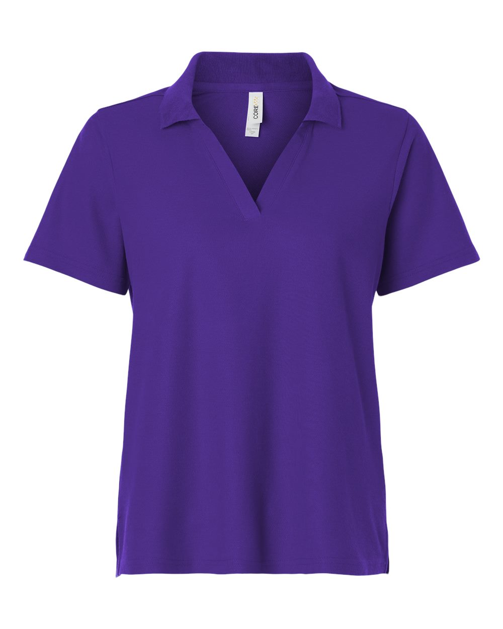 Core365 Women's Resolve CVC Performance Pique Polo - CE106W Campus Purple