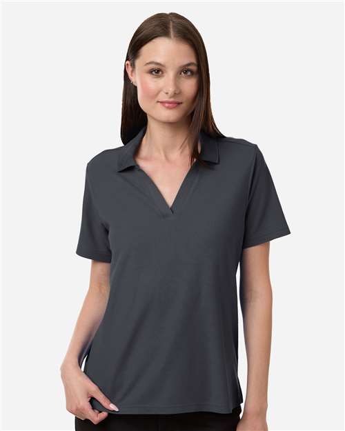 Core365 Women's Resolve CVC Performance Pique Polo - CE106W Carbon