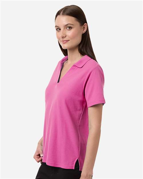 Core365 Women's Resolve CVC Performance Pique Polo - CE106W Charity Pink