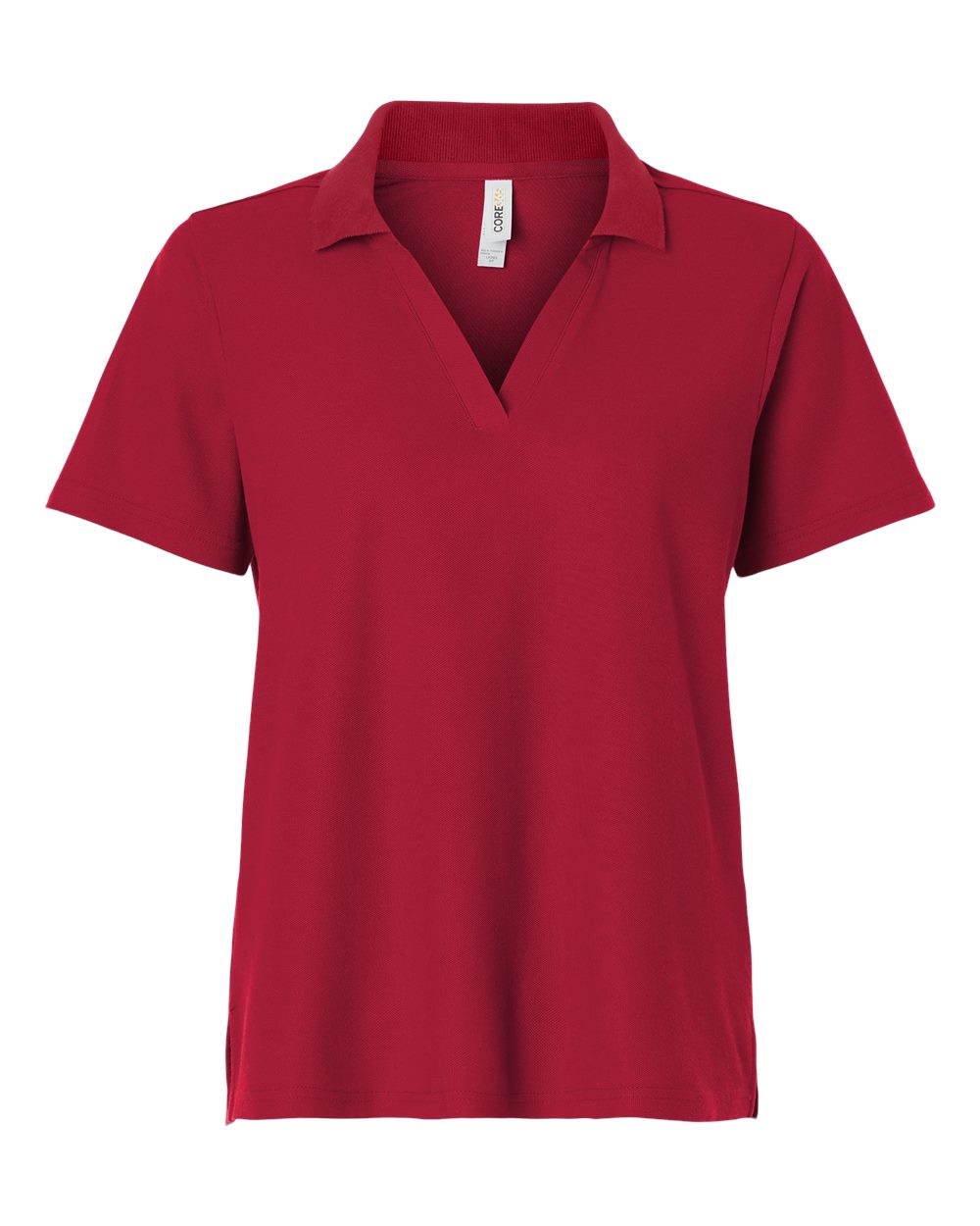 Core365 Women's Resolve CVC Performance Pique Polo - CE106W Classic Red