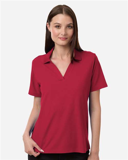 Core365 Women's Resolve CVC Performance Pique Polo - CE106W Classic Red