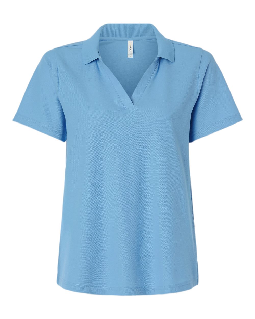 Core365 Women's Resolve CVC Performance Pique Polo - CE106W Columbia Blue