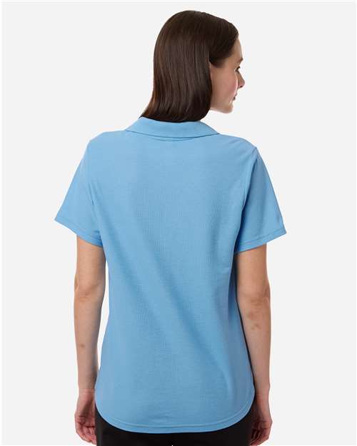 Core365 Women's Resolve CVC Performance Pique Polo - CE106W Columbia Blue