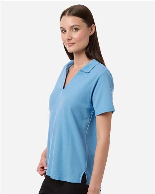 Core365 Women's Resolve CVC Performance Pique Polo - CE106W Columbia Blue