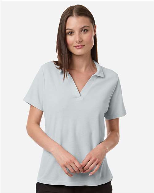 Core365 Women's Resolve CVC Performance Pique Polo - CE106W Platinum