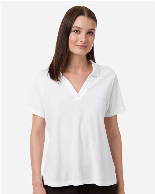 Core365 Women's Resolve CVC Performance Pique Polo - CE106W White