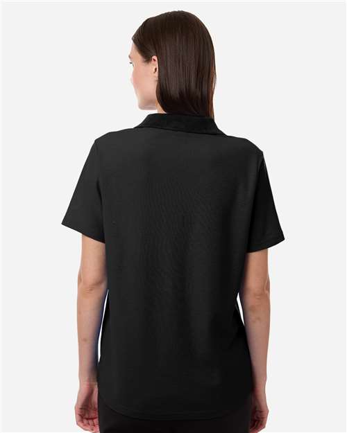 Core365 Women's Resolve CVC Performance Pique Polo - CE106W Black