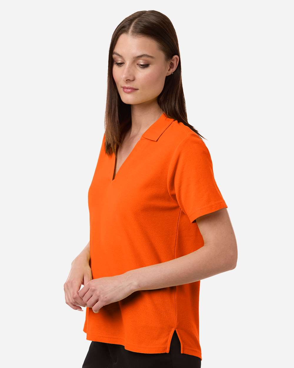Core365 Women's Resolve CVC Performance Pique Polo - CE106W Campus Orange
