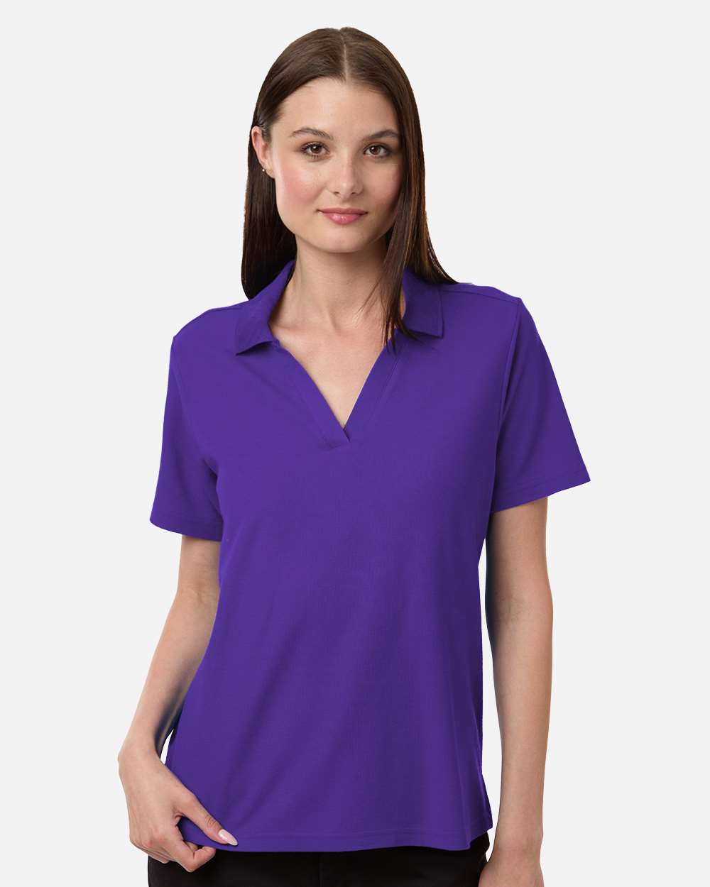 Core365 Women's Resolve CVC Performance Pique Polo - CE106W Campus Purple