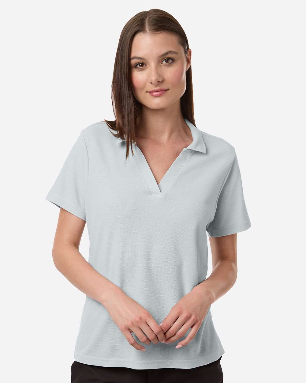 Core365 Women's Resolve CVC Performance Pique Polo - CE106W Platinum