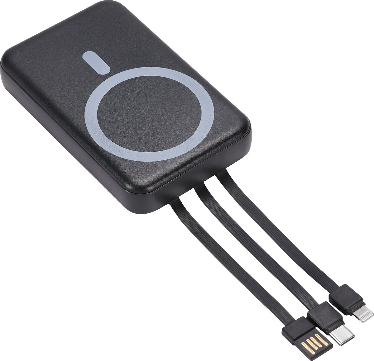 Chargeur sans fil et batterie externe 10 000 mAh - EL237 Black