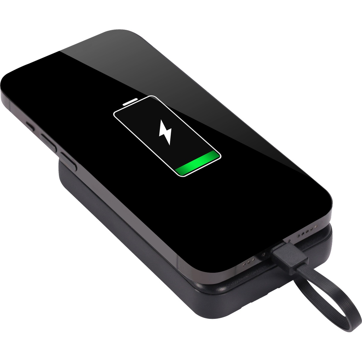 Chargeur sans fil et batterie externe 10 000 mAh - EL237 Black