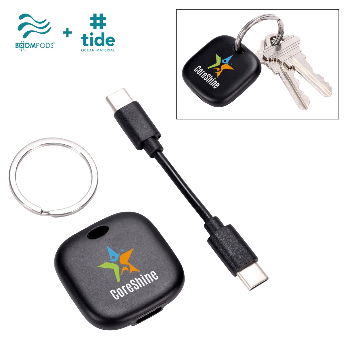 Boompods Boompods™ Boomtag rechargeable universelle - EL242