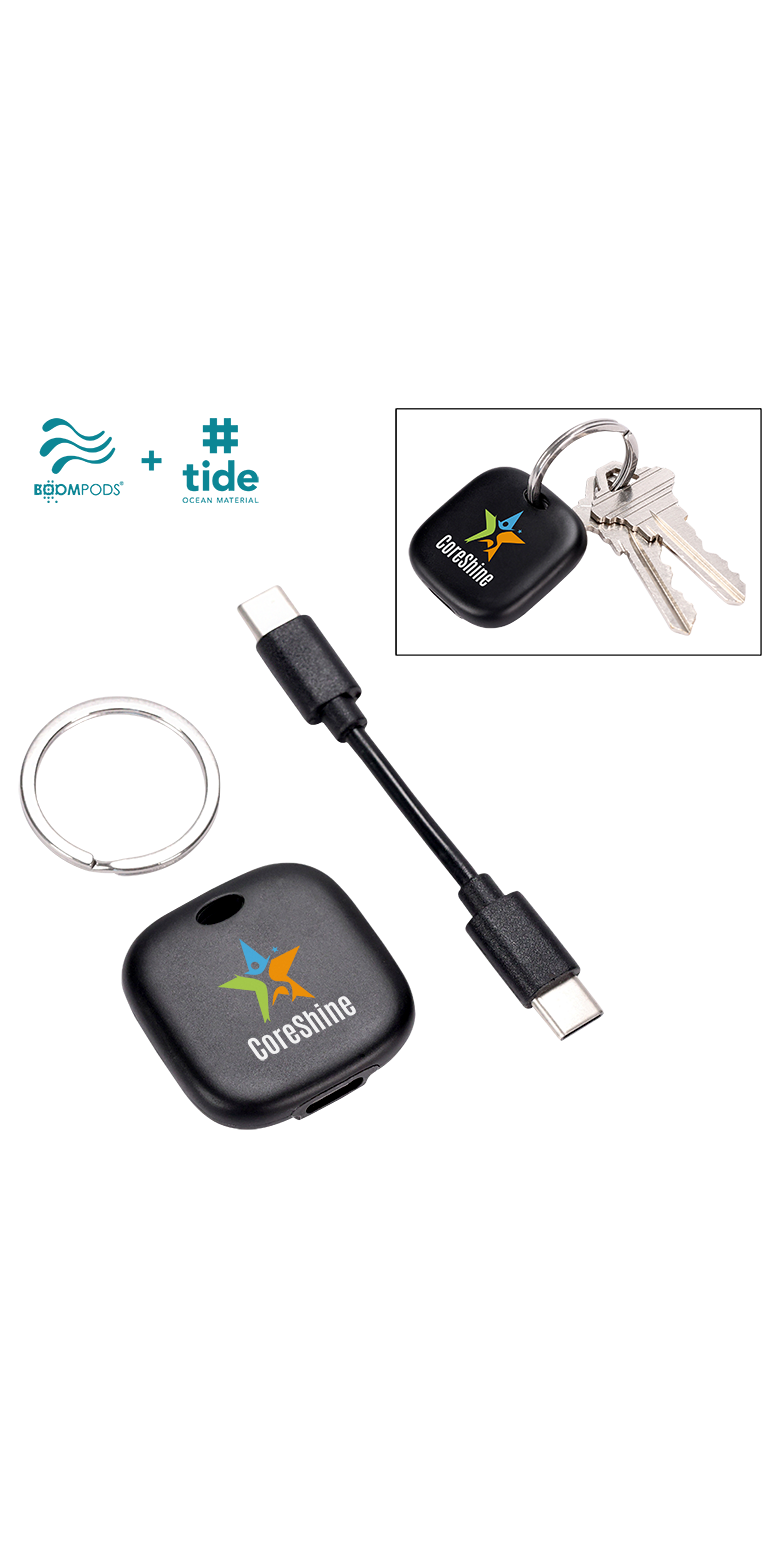 Boompods Boompods™ Boomtag rechargeable universelle - EL242 Black