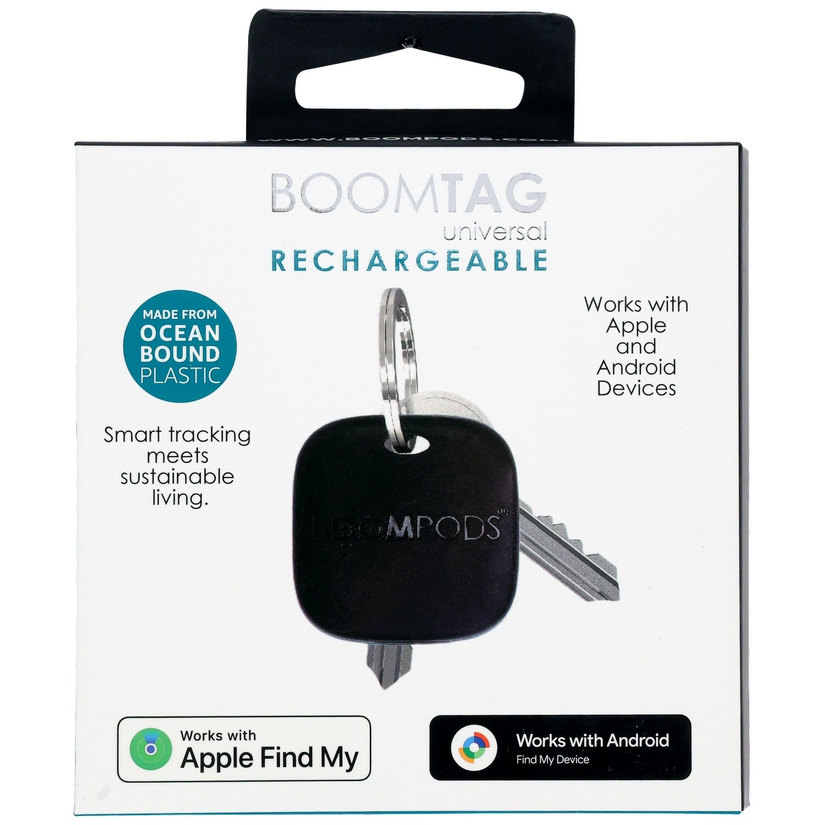 Boompods Boompods™ Boomtag rechargeable universelle - EL242 Black
