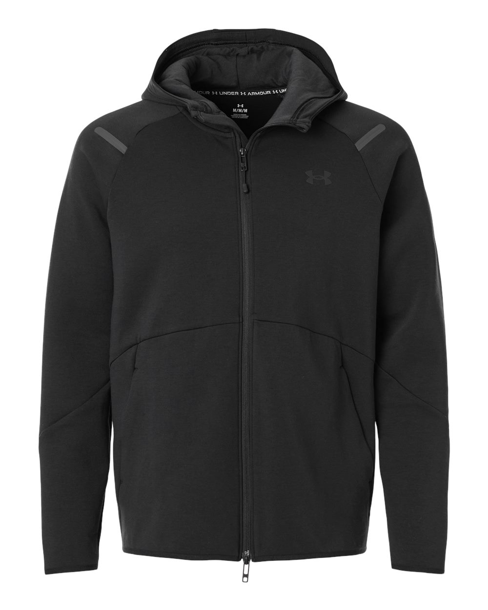 Under Armour Men's Unstoppable Fleece Full-Zip - 1379806 Black- Black