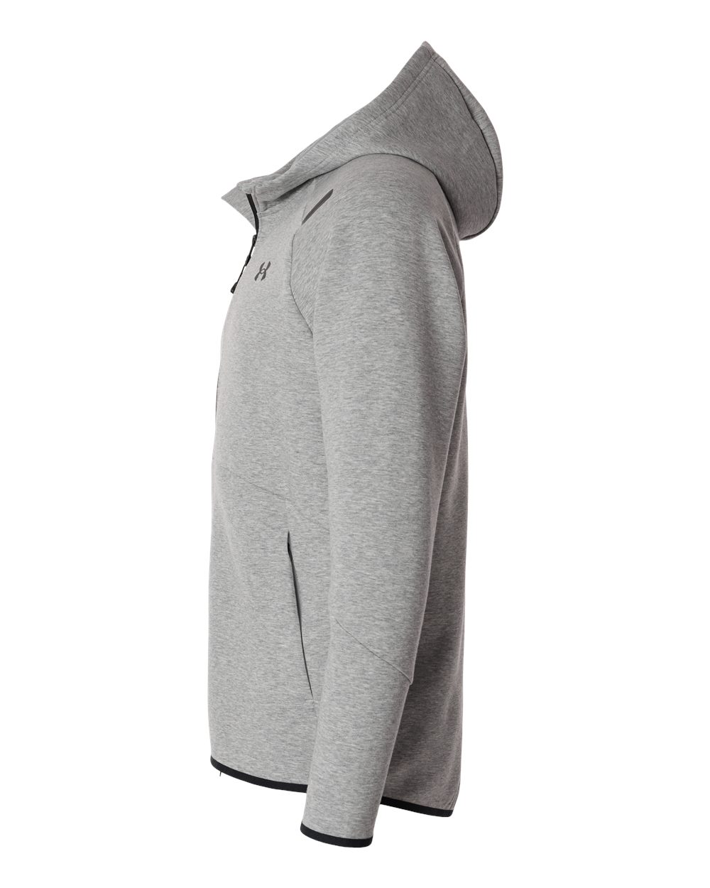 Under Armour Men's Unstoppable Fleece Full-Zip - 1379806 Mod Grey- Black
