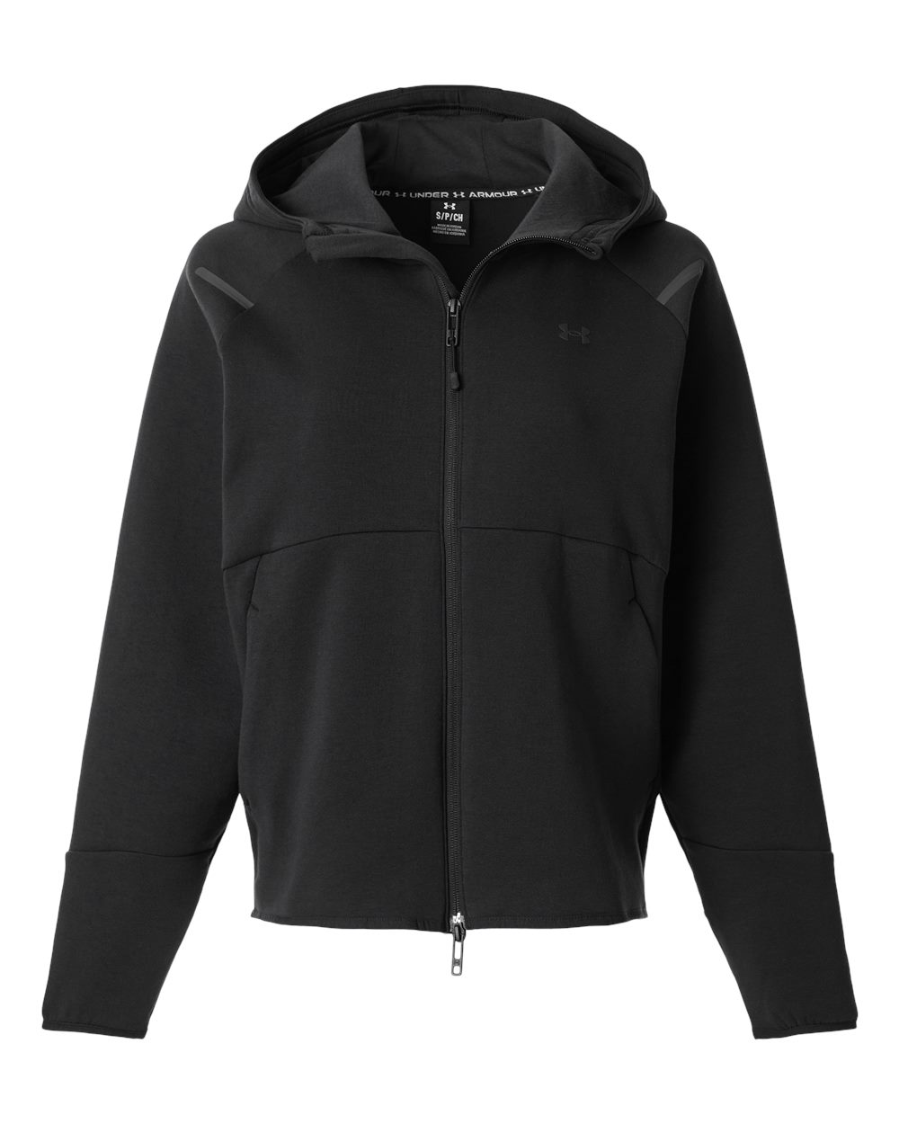 Under Armour Women's Unstoppable Fleece Full-Zip Jacket - 1379842 Black- Black