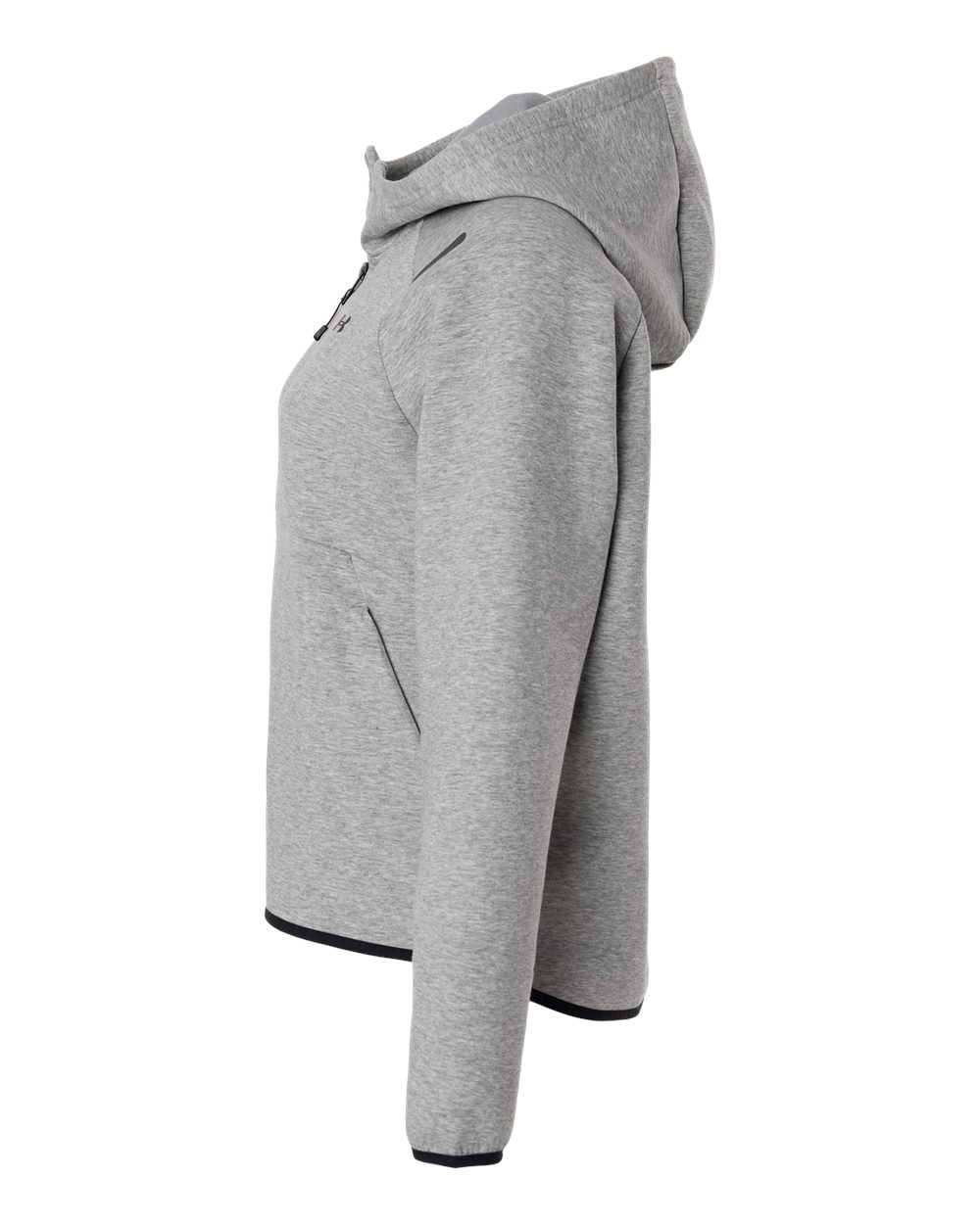 Under Armour Women's Unstoppable Fleece Full-Zip Jacket - 1379842 Mod Grey- Black