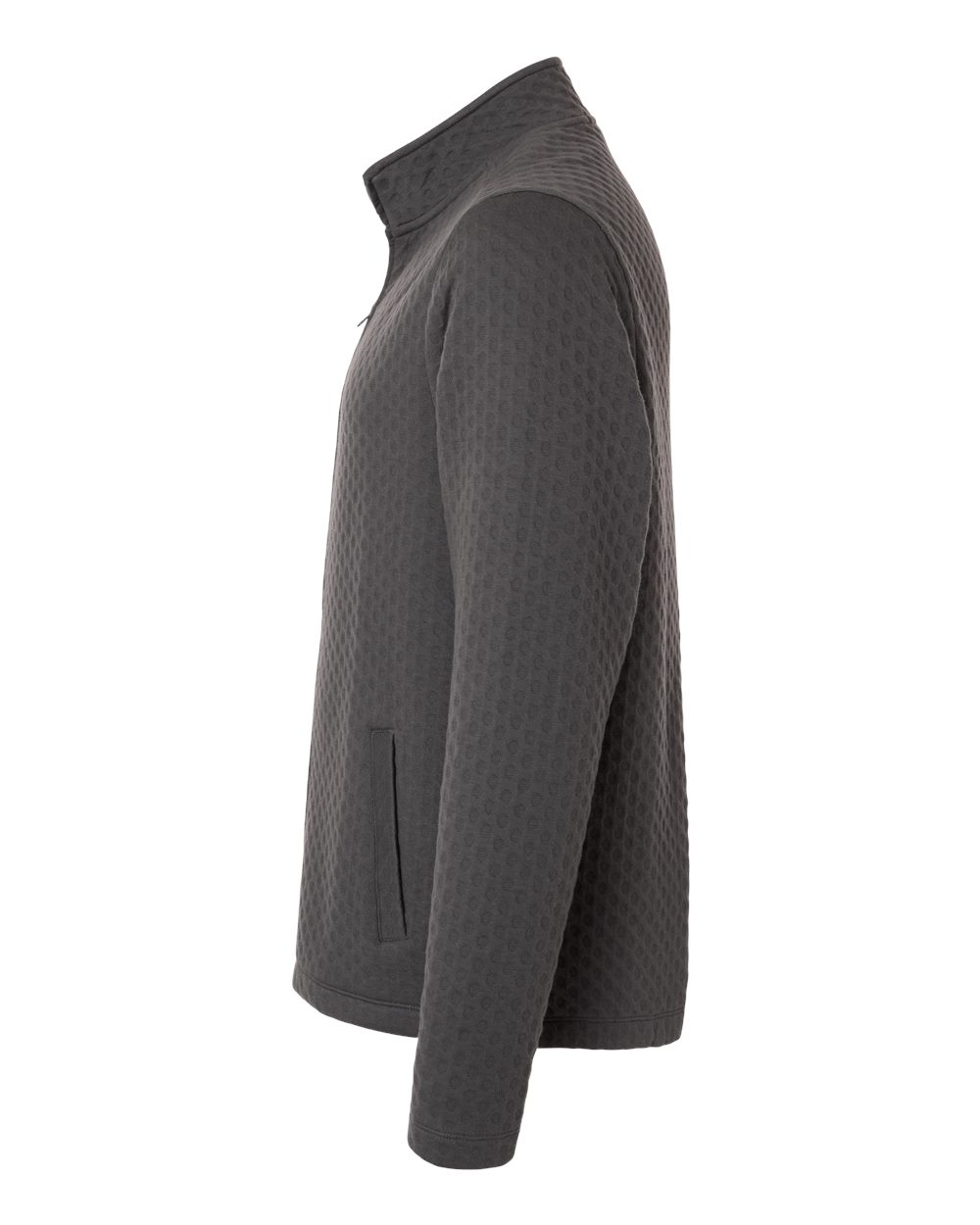 Devon & Jones Men's Berkley Textured Full-Zip Jacket - DG740 Graphite