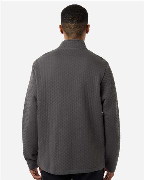 Devon & Jones Men's Berkley Textured Full-Zip Jacket - DG740 Graphite