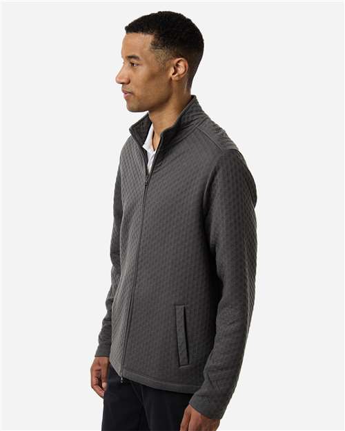 Devon & Jones Men's Berkley Textured Full-Zip Jacket - DG740 Graphite