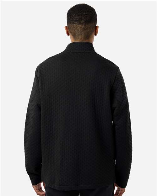 Devon & Jones Men's Berkley Textured Full-Zip Jacket - DG740 Black