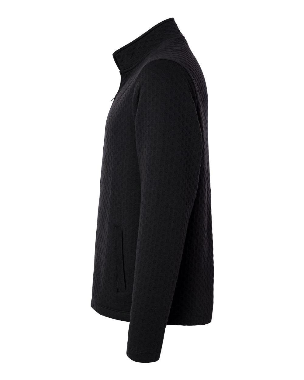 Devon & Jones Men's Berkeley Textured Full-Zip Jacket - DG740 Black
