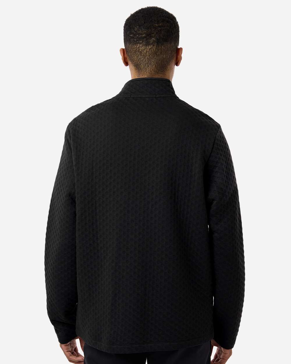 Devon & Jones Men's Berkeley Textured Full-Zip Jacket - DG740 Black