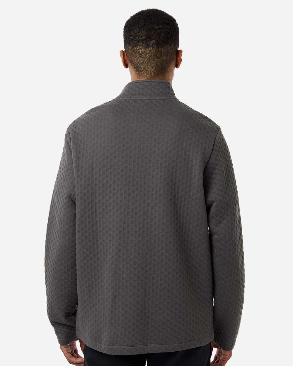 Devon & Jones Men's Berkeley Textured Full-Zip Jacket - DG740 Graphite